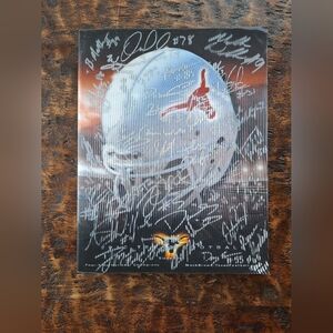 Signed Holographic Texas Longhorn Football Program Fall 2010